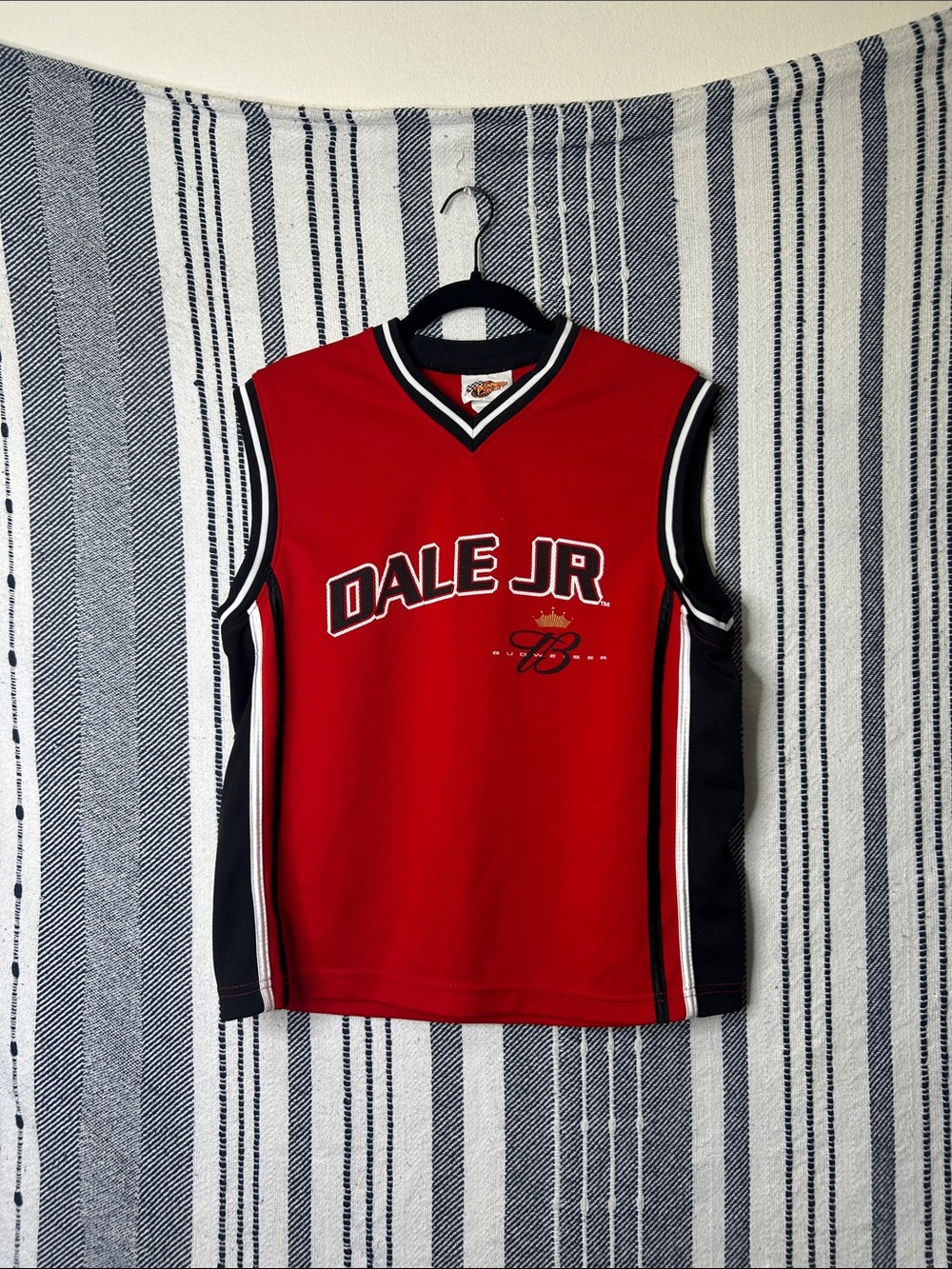 Vintage Winners Circle Dale Earnhardt Jr. Budweiser NASCAR Sleeveless Jersey